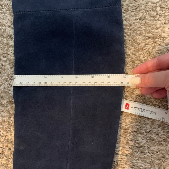 Blue suede boots! Over the knee - Picture 9 of 9